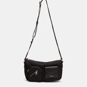 Bandolera en tejido negro