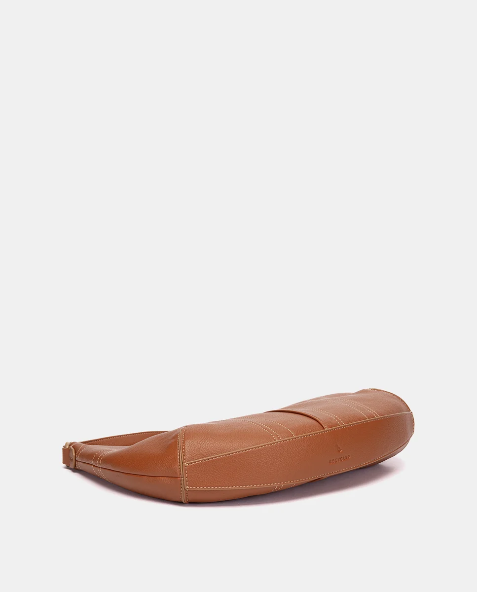 Bolso de hombro pequeño cognac - Imagen 7
