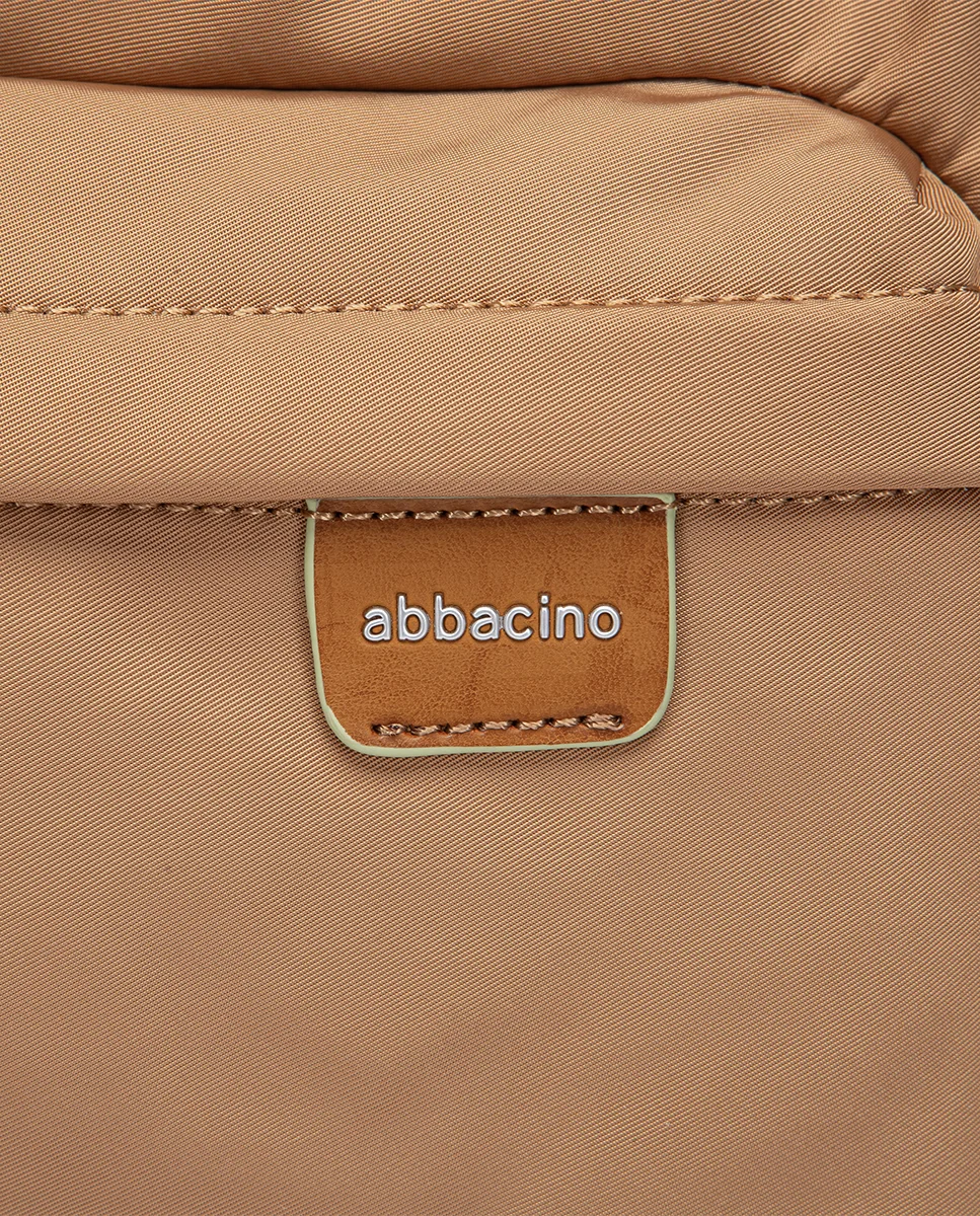 Bolso de hombro en tejido camel - Imagen 9