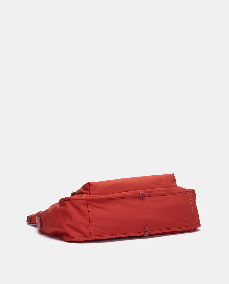 Bolso de hombro en tejido rojo - Imagen 6