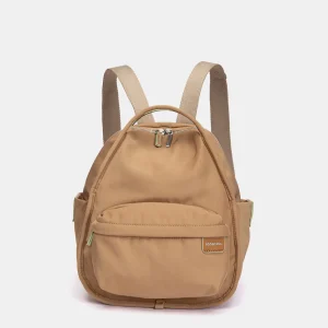 Mochila en tejido camel