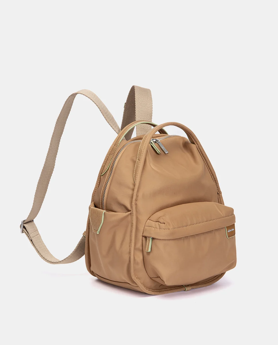 Mochila en tejido camel - Imagen 3
