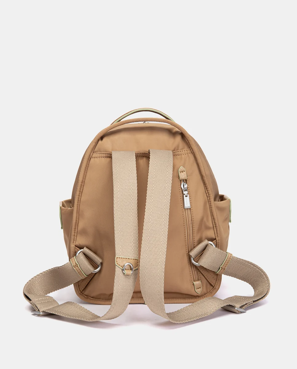 Mochila en tejido camel - Imagen 4