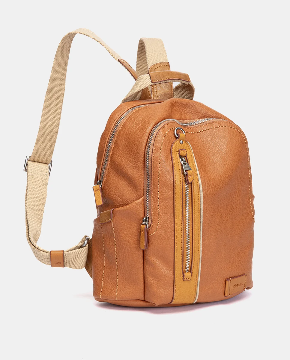 Mochila cognac - Imagen 3