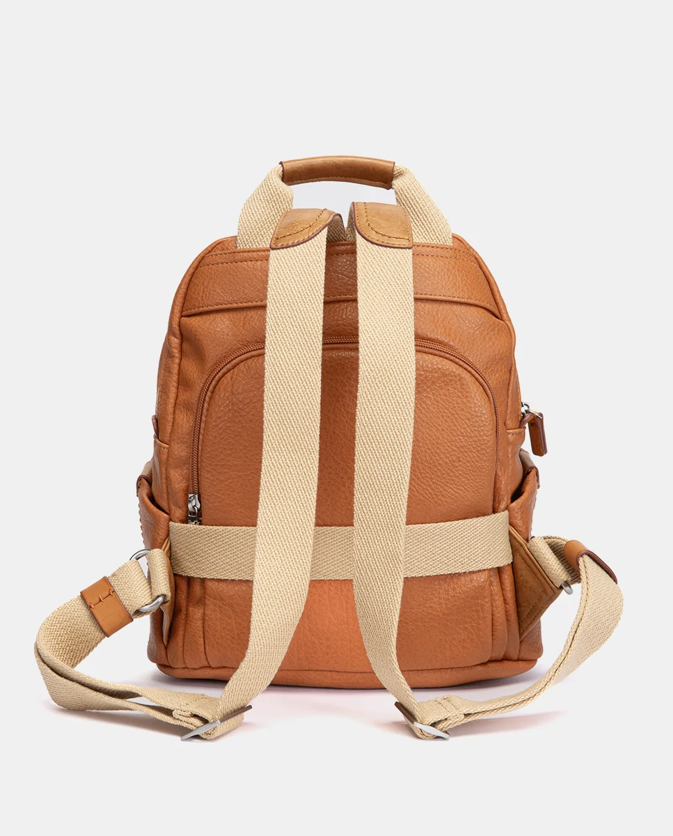 Mochila cognac - Imagen 4