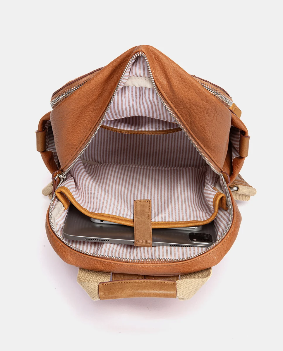 Mochila cognac - Imagen 6