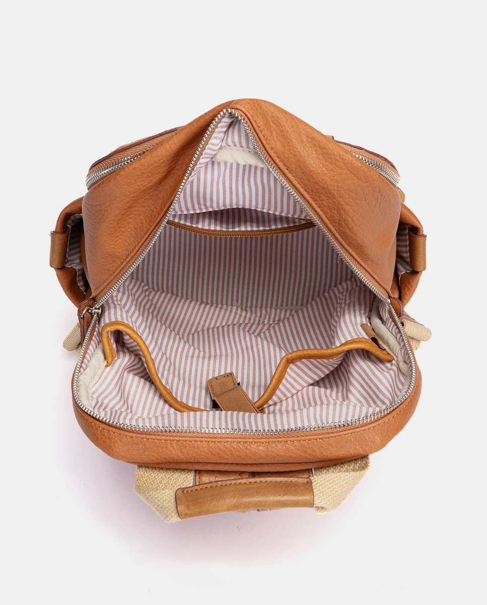 Mochila cognac - Imagen 7