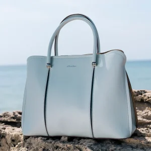 Bolso de mano azul