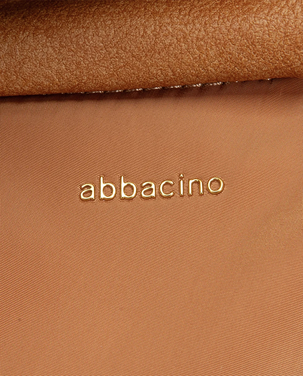 Bolso multifuncional en tejido cognac - Imagen 9