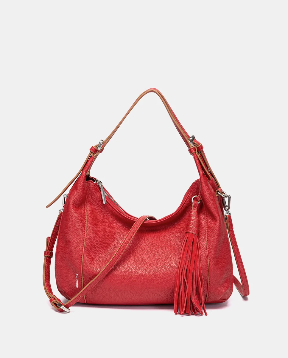Bolso de hombro rojo - Imagen 5