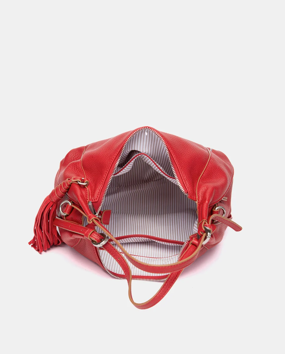 Bolso de hombro rojo - Imagen 7