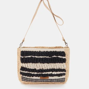 Bandolera bordada negro