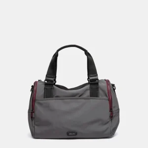 Bolso de viaje en materiales reciclados gris