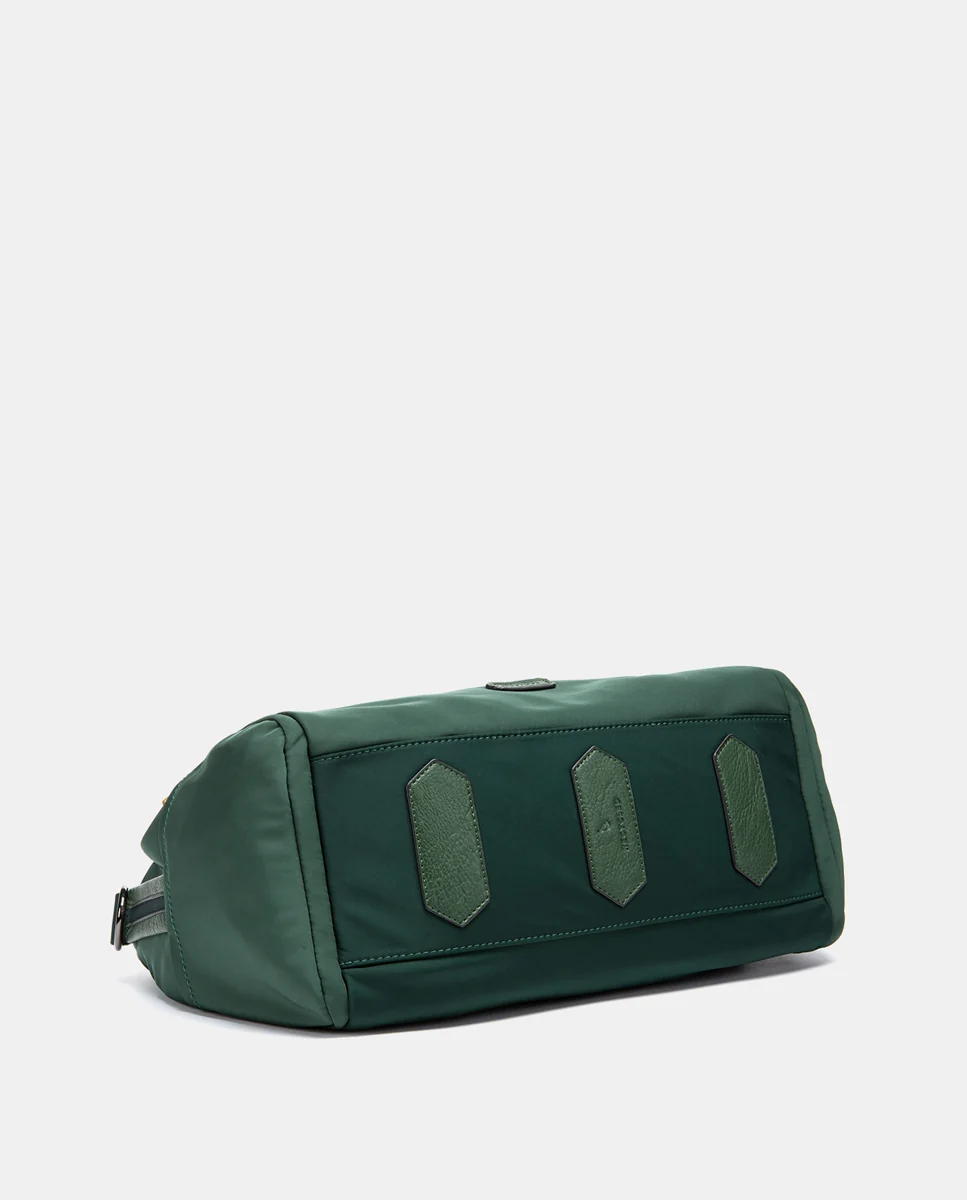 Bolso de viaje en materiales reciclados verde - Imagen 6