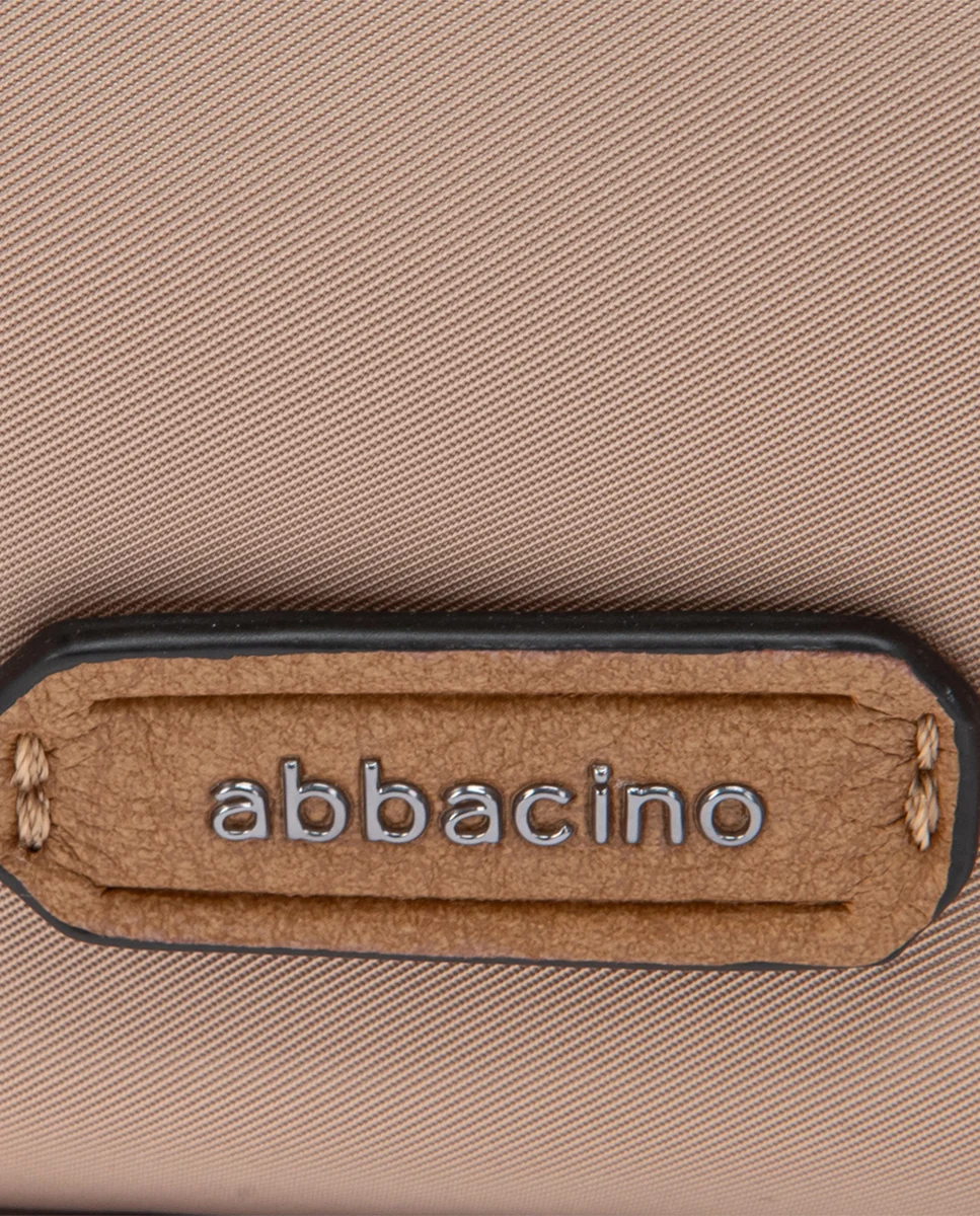 Bolso de hombro en materiales reciclados beige - Imagen 8