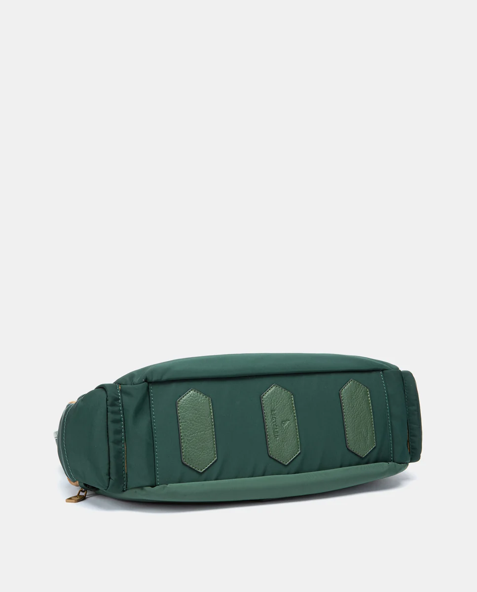 Bolso de hombro en materiales reciclados verde - Imagen 6