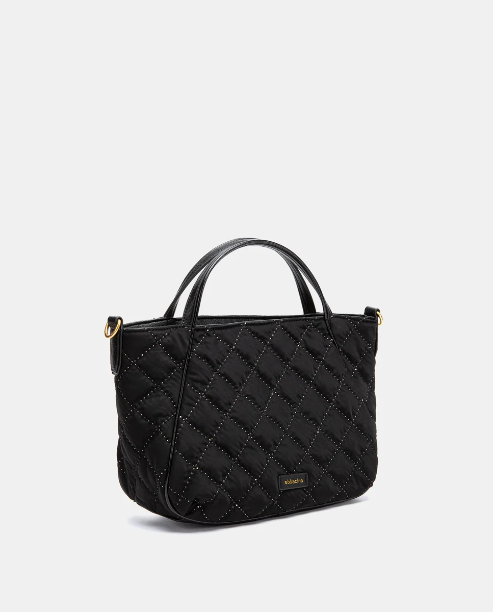 Shopper acolchado negro - Imagen 3