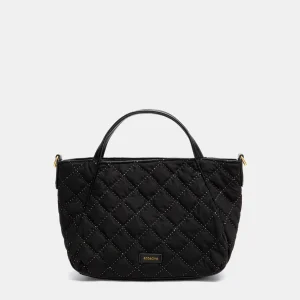 Shopper acolchado negro