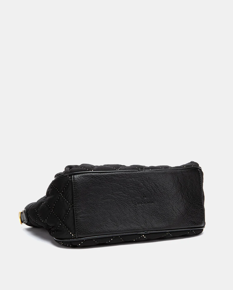 Shopper acolchado negro - Imagen 6