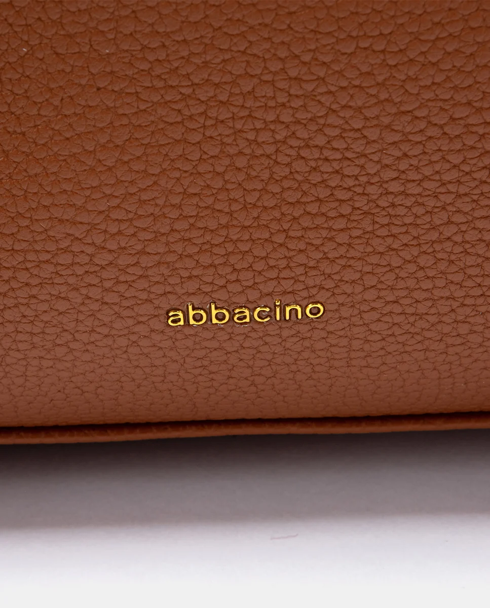 Bolso de hombro con borla cognac - Imagen 7