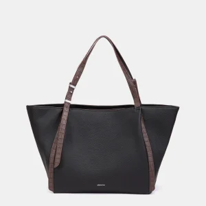 Shopper en materiales reciclados negro