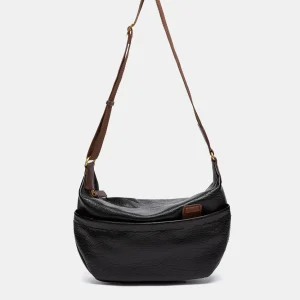 Bandolera en materiales reciclados negro