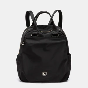Mochila en materiales reciclados negro