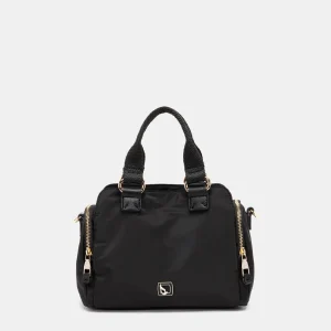 Bolso de mano en materiales reciclados negro
