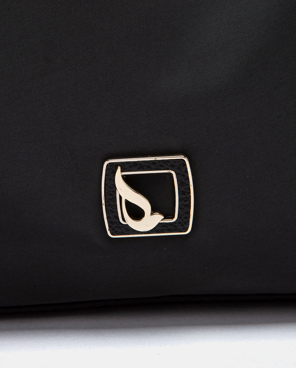 Bolso de mano en materiales reciclados negro - Imagen 8