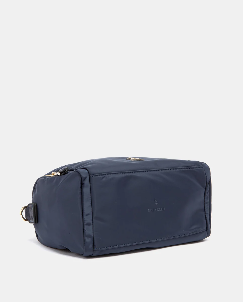 Bolso de mano en materiales reciclados azul - Imagen 6