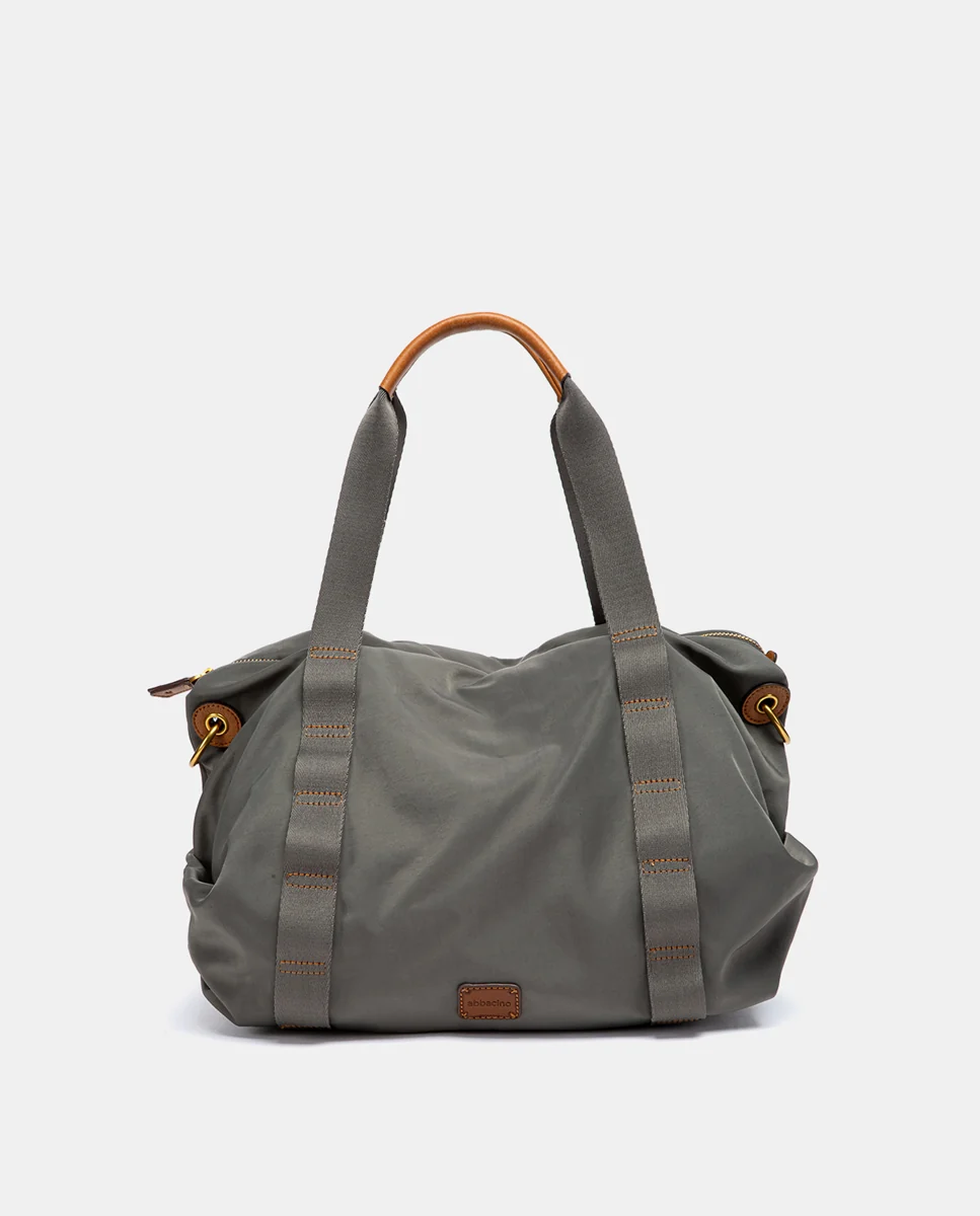 Shopper en materiales reciclados gris