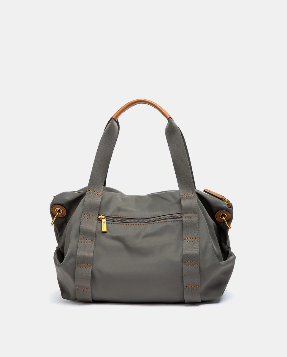 Shopper en materiales reciclados gris - Imagen 4