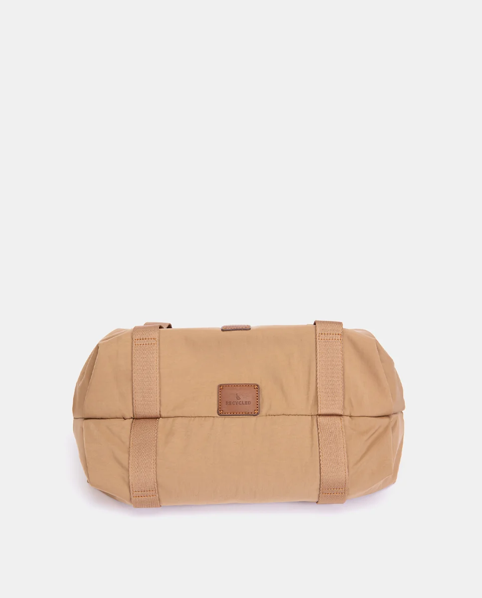 Shopper en materiales reciclados beige - Imagen 6