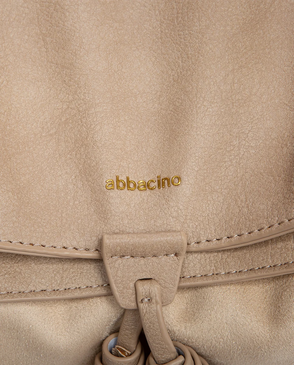 Bolso de hombro con borla beige - Imagen 8