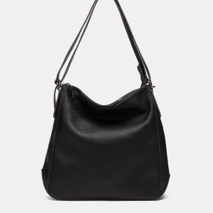 Bolso multifuncional en materiales reciclados negro