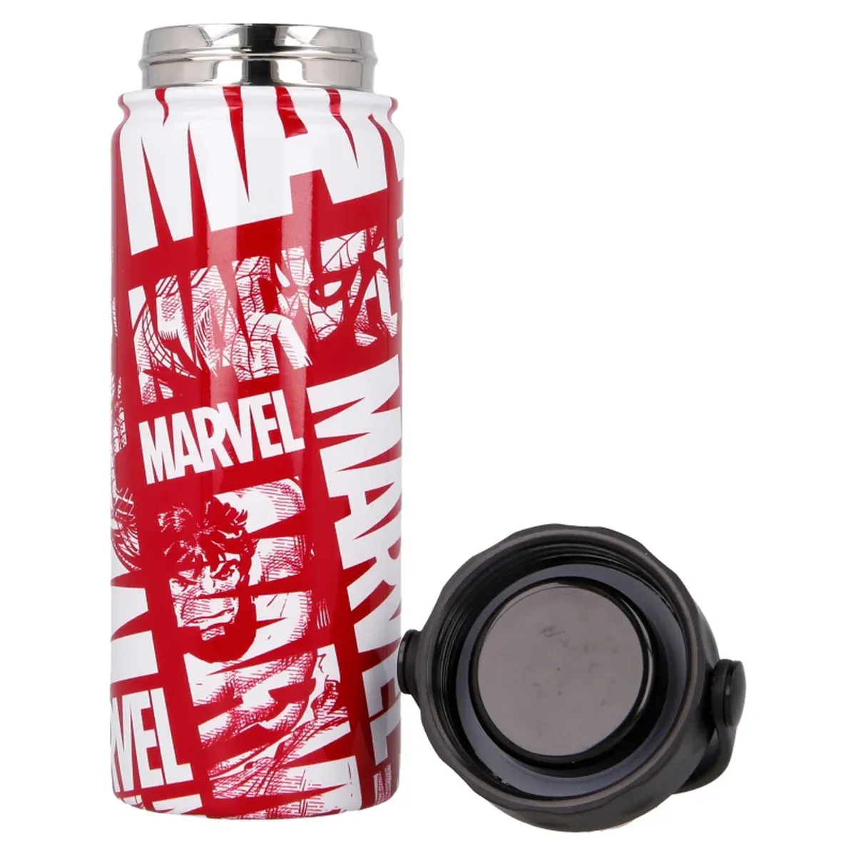 ILUSION BOTELLA ACERO INOX TERMO 530 ML MARVEL - Imagen 5