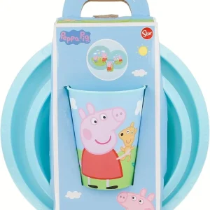 ILUSON SET EASY 3 PCS PLATO-CUENCO-VASO PEPPA PIG
