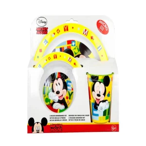 SET MICRO 3 PCS, MICKEY WATERCOLORS
