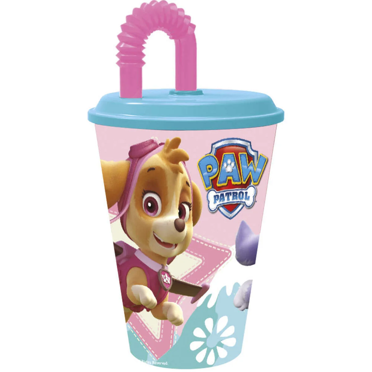 VASO DE CAÑA 430ML PAW PATROL GIRL - Imagen 2