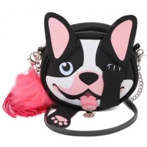 BOLSO REDONDO SHY BULLDOG 18x15x7CM