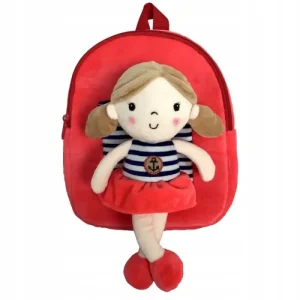 MOCHILA INFANTIL PELUCHE MUÑECA EXTRAIBLE