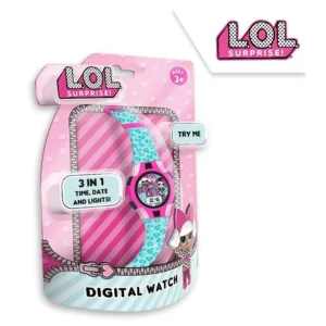 RELOJ DEPORTIVO 3 EN 1 CLAMSHELL 3D LOL SURPRISE