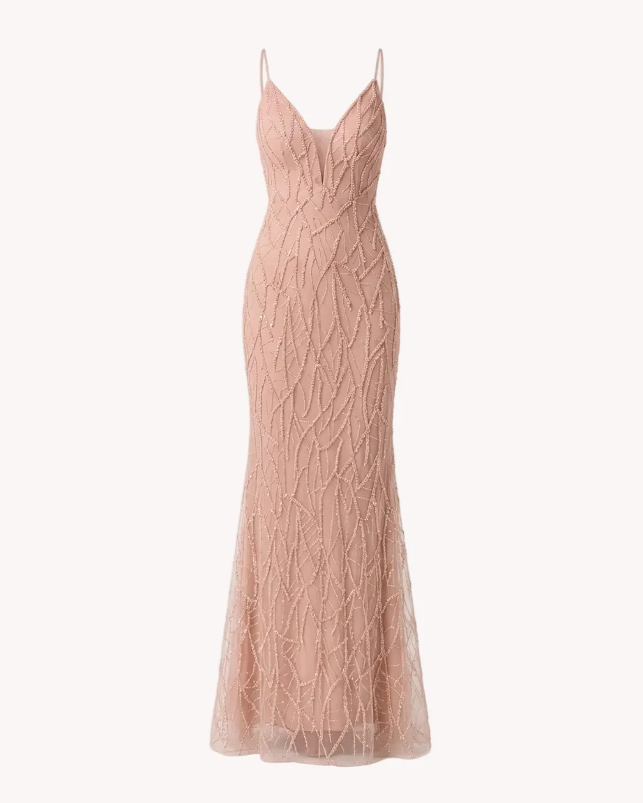 Vestido de Gala Eternidad Rosa con Pedrería