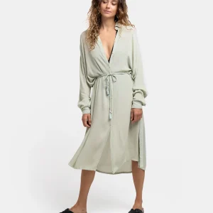 Túnica de viscosa en verde