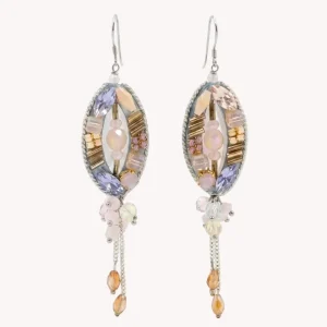 Pendientes Aros Malva Mediterránea