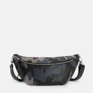 Riñonera Bolso Grande Piel Camuflaje