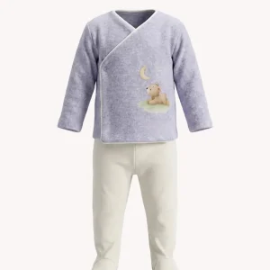 Conjunto Bebé Osito Luna Azul