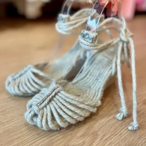 Sandalia plana de Yute  Tani