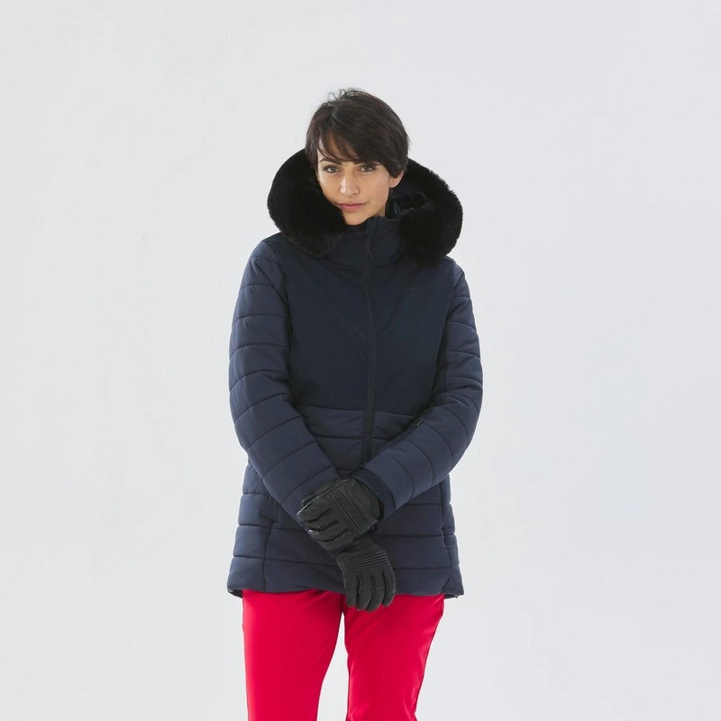 Abrigo de mujer impermeable (-15°C) semi-largo Wedze 100 - Imagen 2