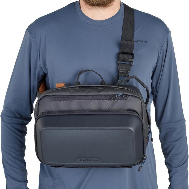 Bolsa bandolera 12L Caperlan PESCA 500 - Imagen 3